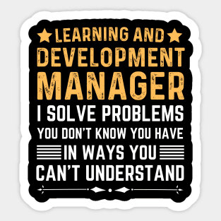 Vintage Assistant learning and development manager Sticker